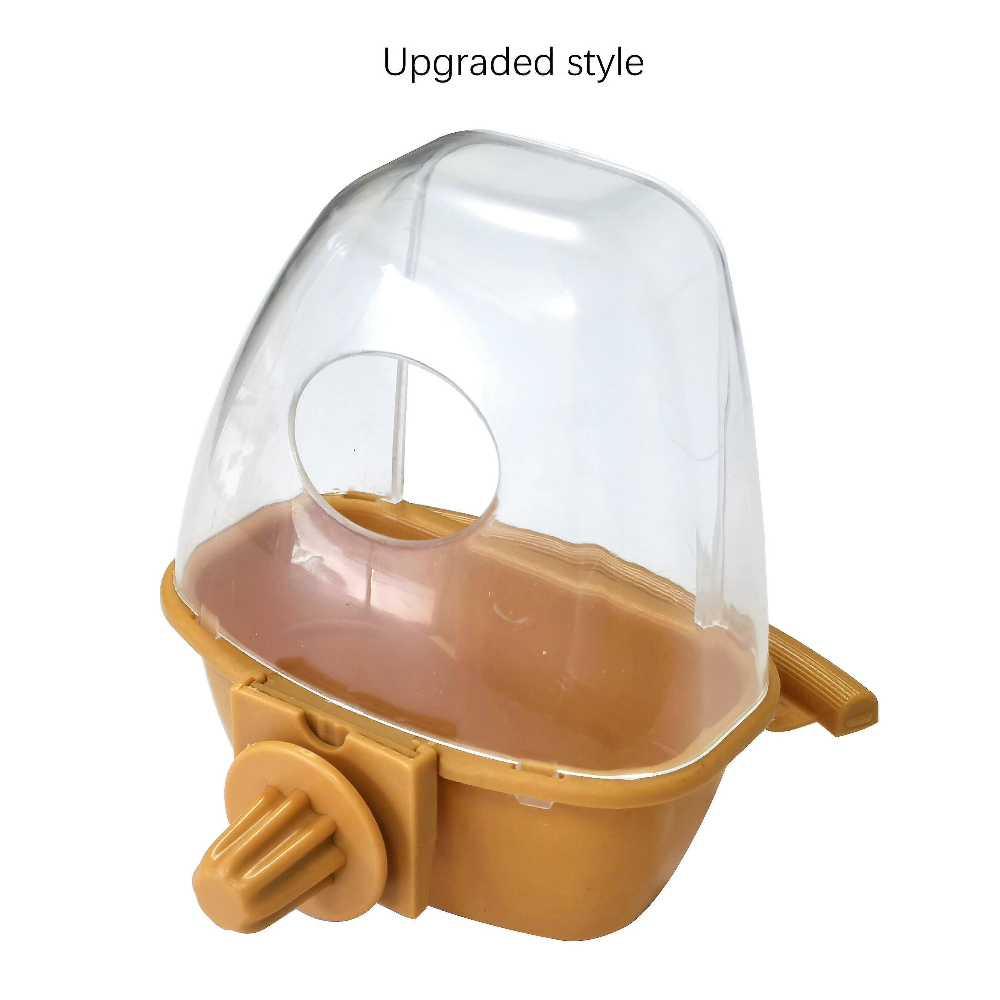 Bird Cage Feeder Parrot Water Hanging Bowl Feeder Box Pet Cage Food Container Bird Supplies