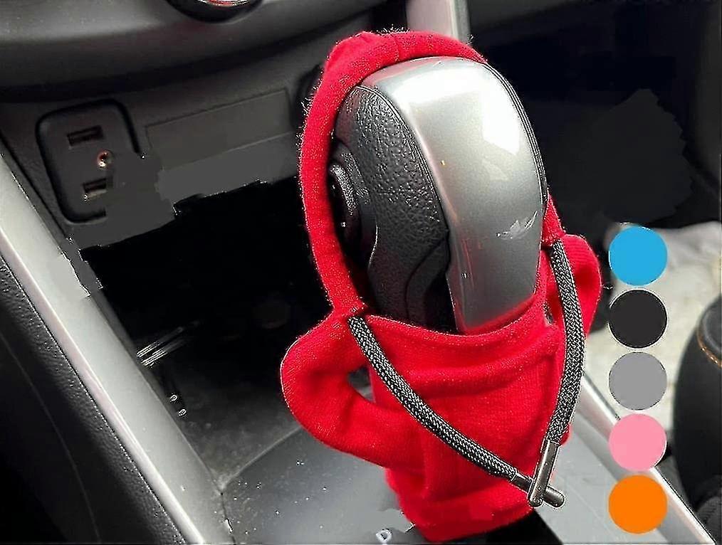 Gear Knobs With Hoodie, Sweatshirt And Car Interior, Interesting Transmission Knobs Connected To
