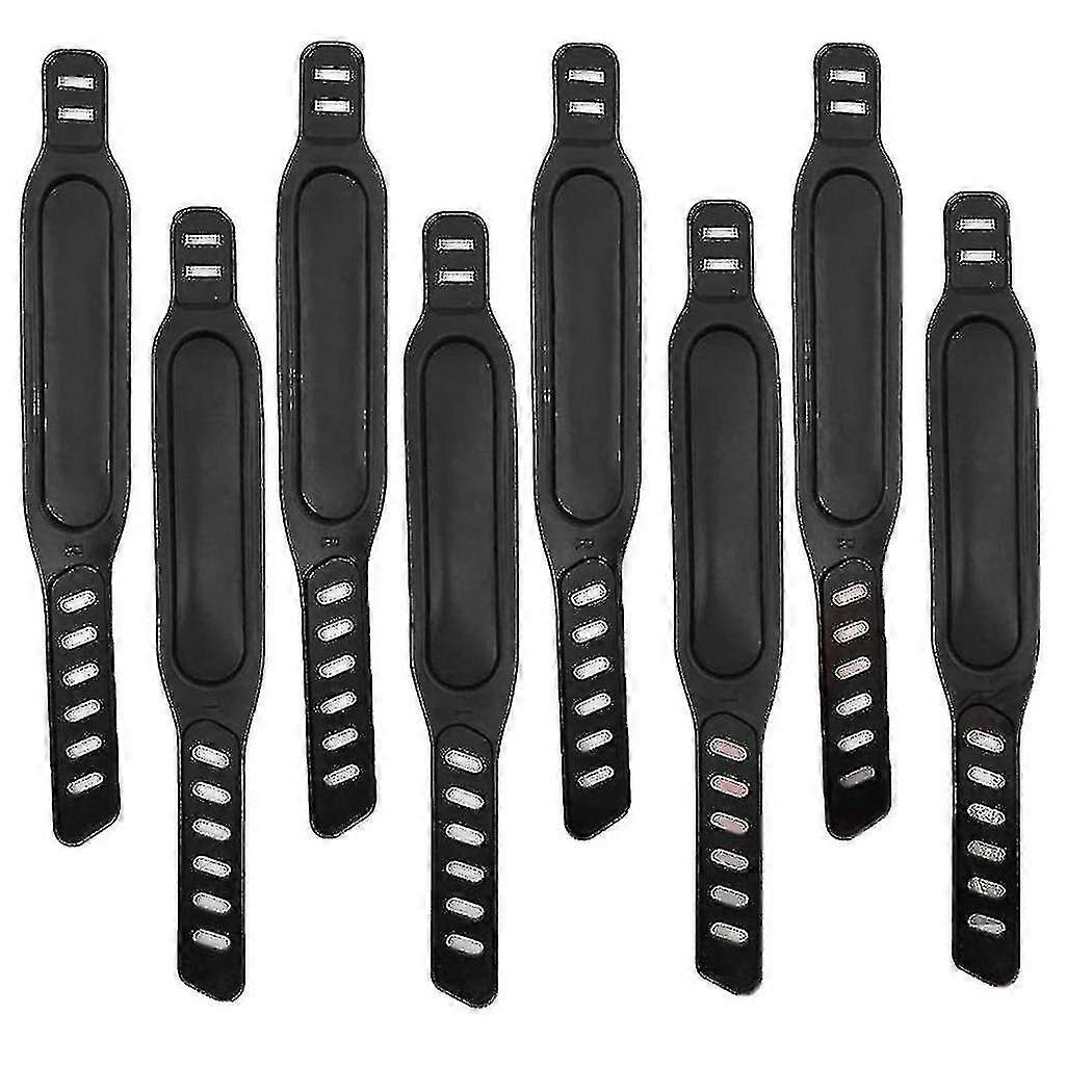 8 قطع ممارسة الدراجة دواسة الأشرطة ، قابل للتعديل دواسة الأشرطة دواسة القدم الغزل ممارسة الدراجة المنزل أو xinda