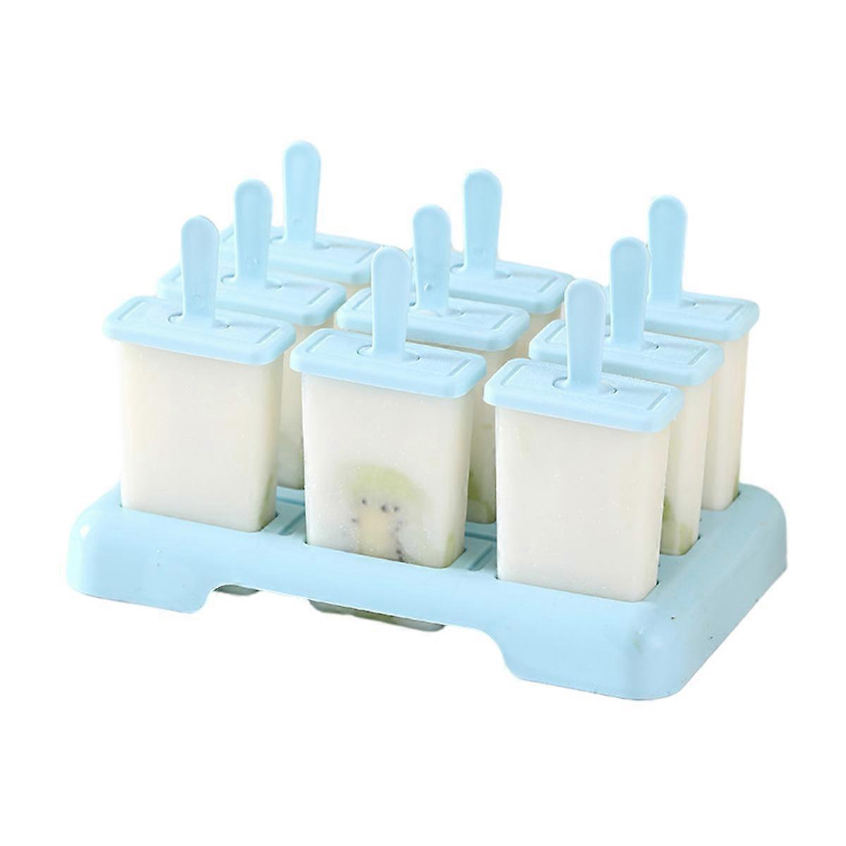 Popsicle Molds 9 Pcs Popsicle Mould PP Ice Pop Molds BPA Free Popsicle Mold Easy Release Reusable Ice Popsicle Maker