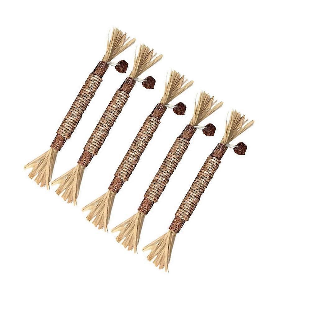 5-10X Hračky pre mačky Silvervine Chew Stick Kitten Treat Catnip Toy Čistenie zubov Hračky