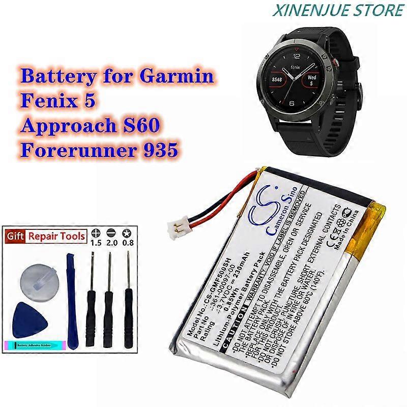Garmin Forerunner Akku Garmin Fenix Smartwatch Battery 37V/230mAh
