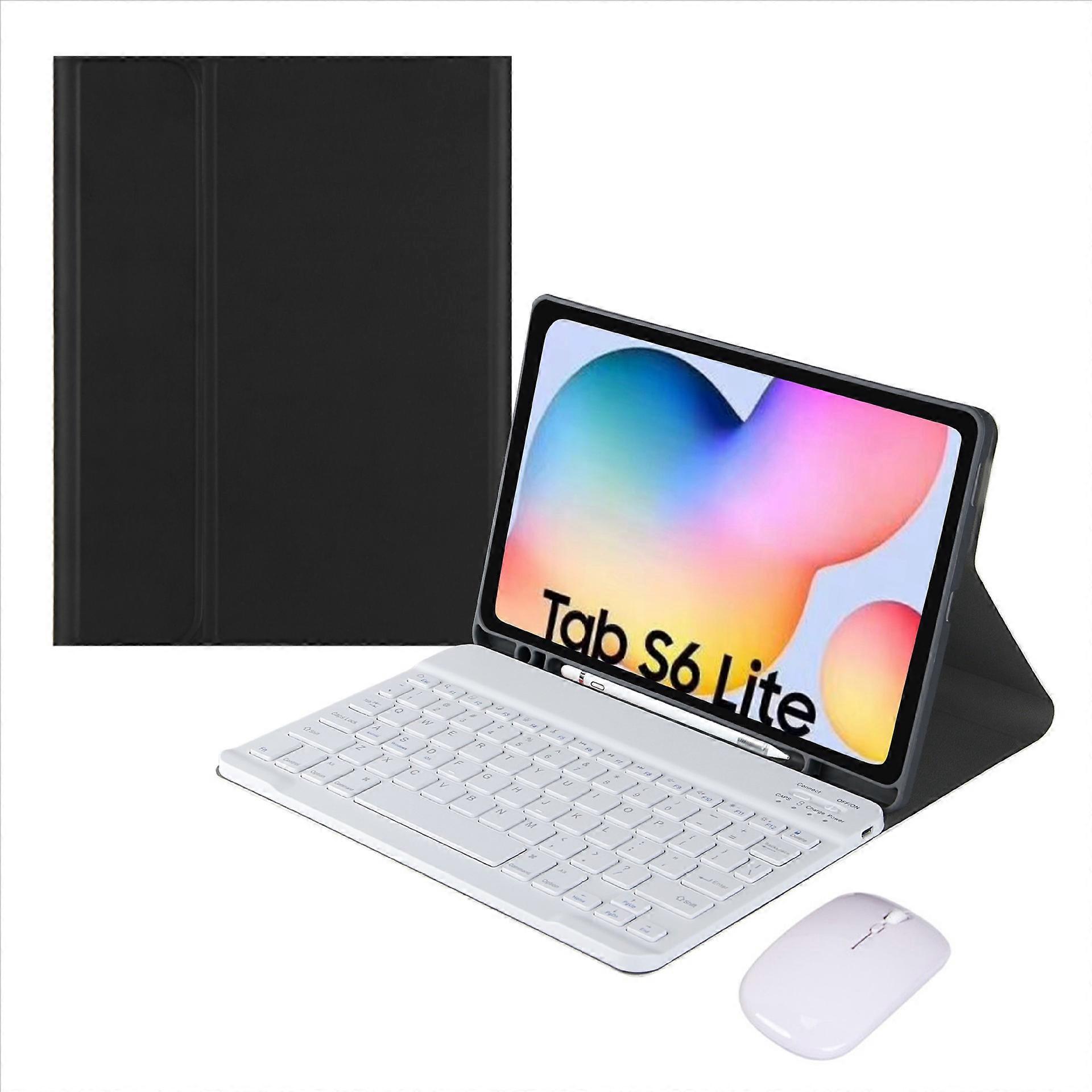 Bluetooth Keyboard Protective Case For Samsung Galaxy Tab S6 Lite10.4/P610 Black