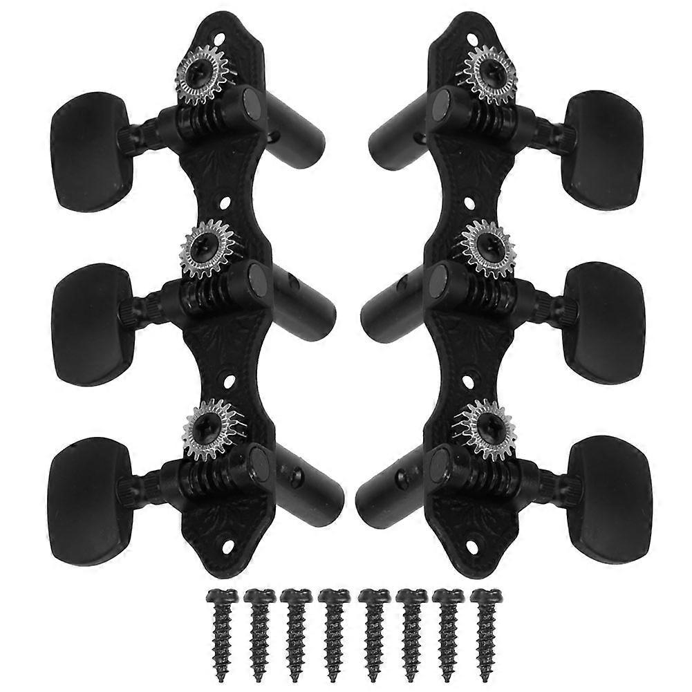 Classical Guitar Tuners 1: 1.18 Black Guitar String Tuning Adjustment Tool for Wooden Guitar