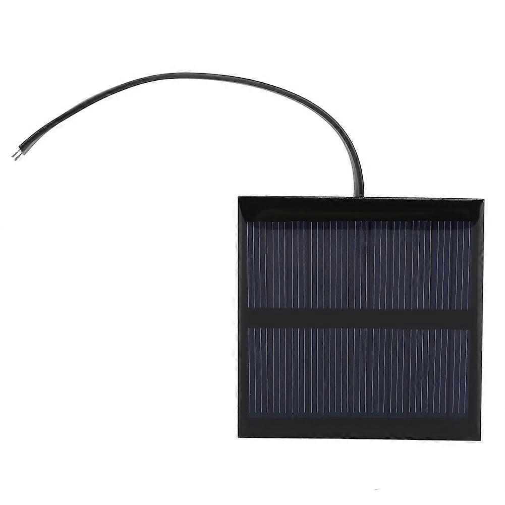 Wire Line DIY 0.6W 5.5V Mini Solar Panel Polycrystalline Solar Panel Outdoor Charging Supply