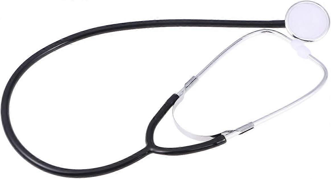 Children Stethoscope Toy Pretend Play Virtual Single-Player Working Stethoscope (Black)