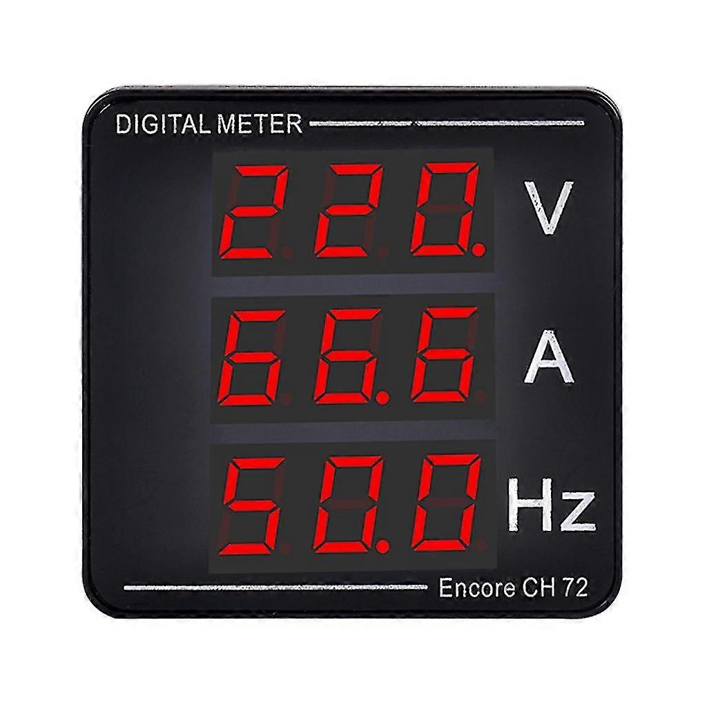 Digital Voltage Current Frequency Meter Panel Voltmeter Ammeter Led Display
