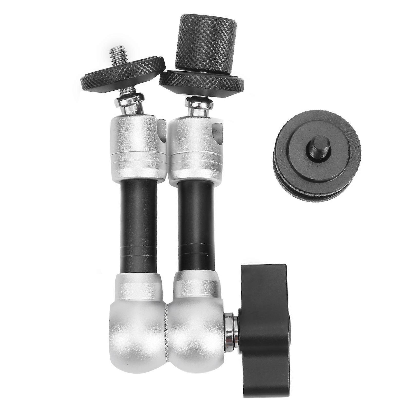 7in Adjustable Universal Arm Base Holder Stand 1/4in Screw for Camera LCD Monitor Light