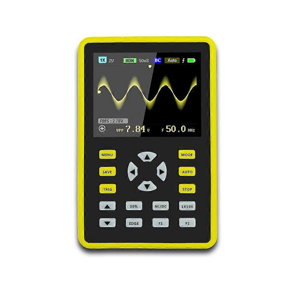 Digital 2.4'' Tft Oscilloscope: 500ms/s Sampling, 100mhz Bandwidth, Waveform Storage & 3000mah Battery