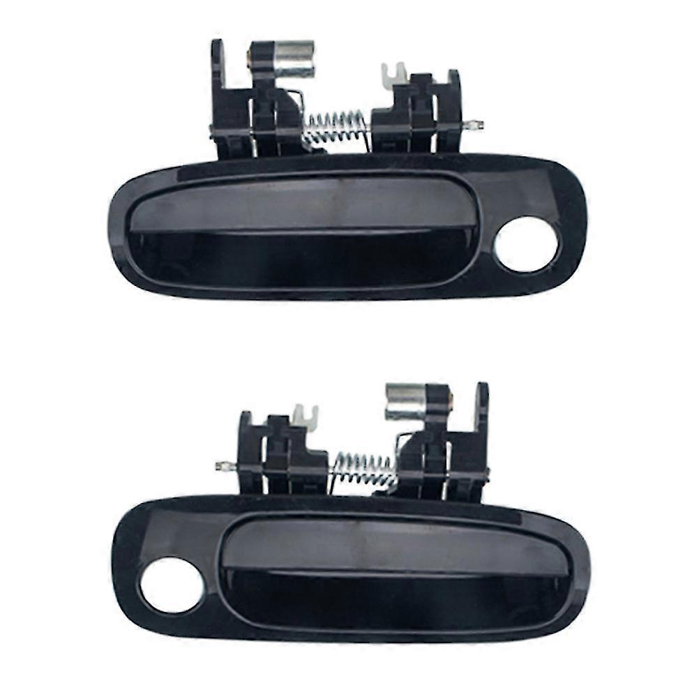1998-2002 مجموعة مقبض الباب الخارجي للسيارة السوداء كورولا (2 قطعة) - في المخزون