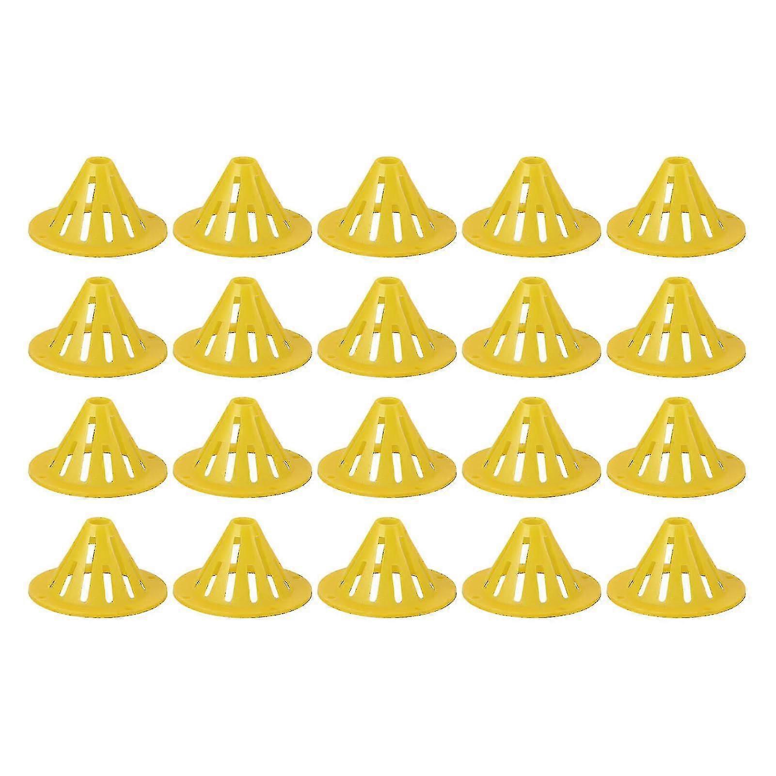 20 Pcs Beehive Entrance Exit Cone Plastic Beehive One Way Entrance Gate For Beekeeping -q-Good