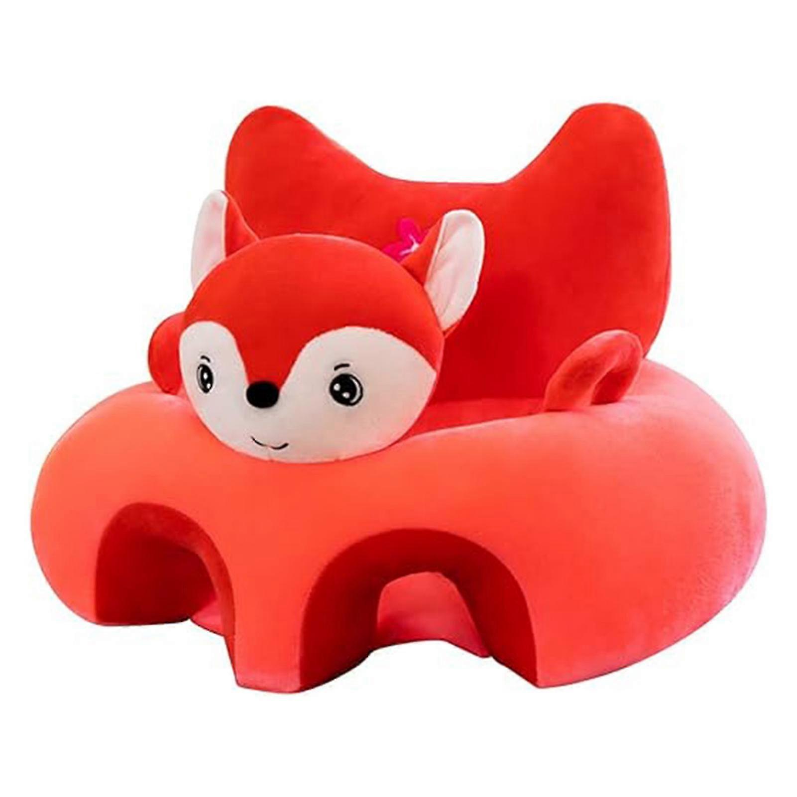 Cartoon Animals Baby Soft Sofa Support Chair Comfortable Two Armrests Sitting Chair For Toddler Baby