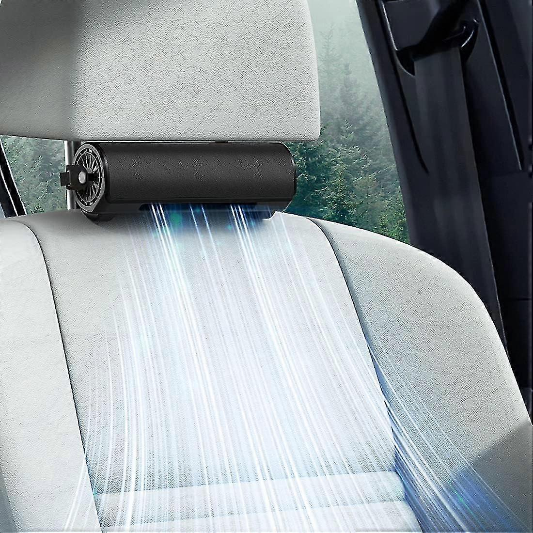 Usb Car Fans, Car Cooling Fan, Car Seat Cooling Fan, 3 Speeds Strong Usb Fan With Adjustable Strap For Suv Truck