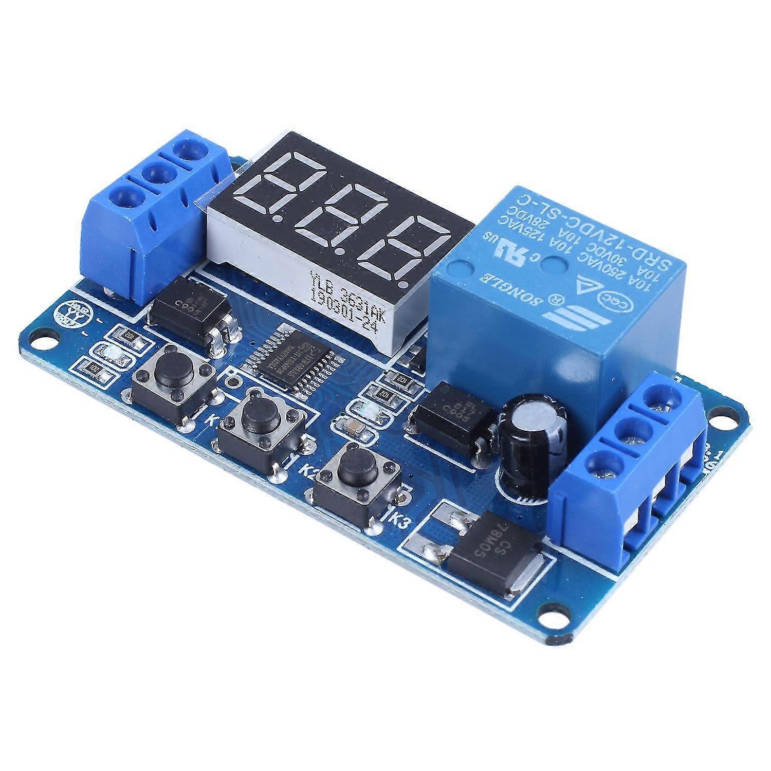 Automation DC 12V LED Display Digital Delay Timer Control Switch Relaismodul