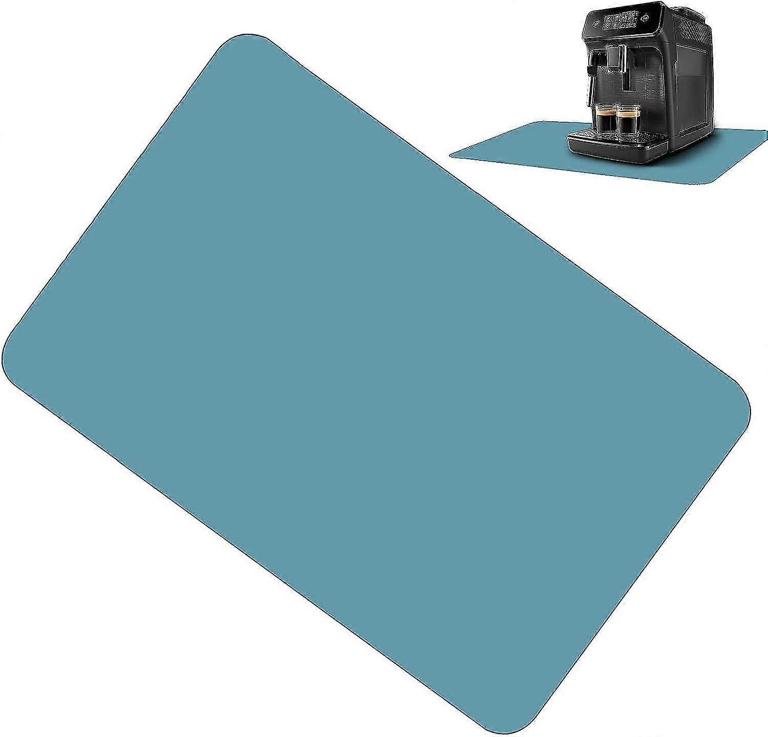 Coffee Bar Mat, Soft Pad For Under Coffee Machine Non-slip, Dish Drying Mat Coffee Accessories With Bottom Rubber Pattern Dish Drying Mat