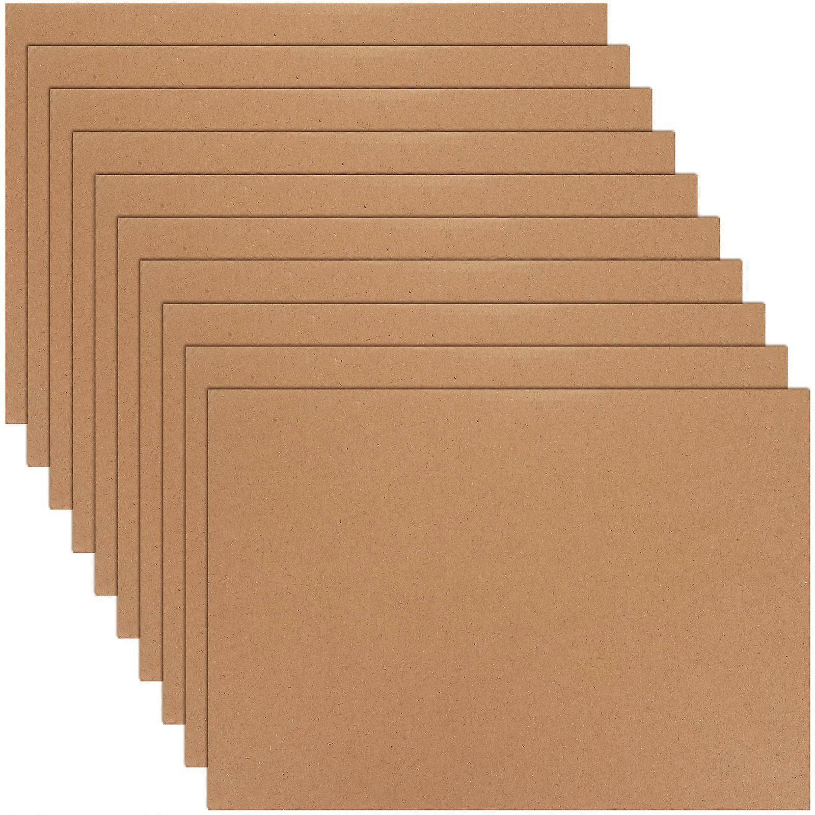 10 Sheets of Corrugated Package Box Carrying Box Shipping Corrugated Board for Packaging Box Delivery Bottle