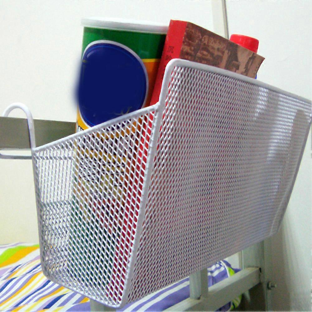 Dormitory Bedside Storage Baskets Mesh Storage Basket for Books Phones Office Home Table Hanging