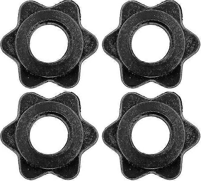 Dumbbell Hex Nut Spinlock Collar Spin Lock Screw Nuts Dumbbell Barbell Bar Clips