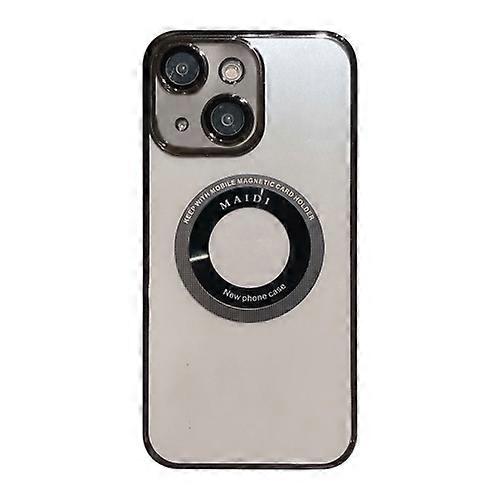 For iPhone 15 Magsafe Electroplate PC Mobile Phone Case