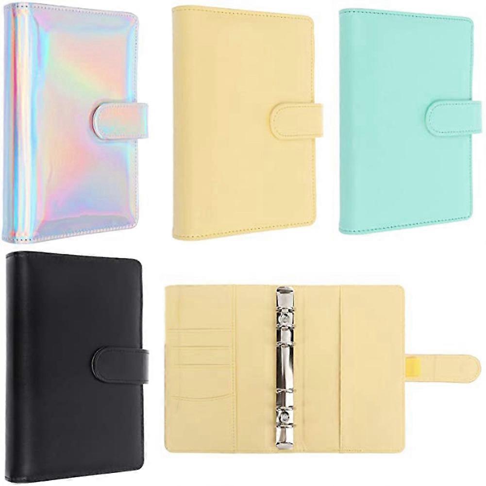 20Pcs A5 6 Ring Binder Pockets 3 Types Envelope,Zipper Closurek Bill Pouch for Organizer Clipbook