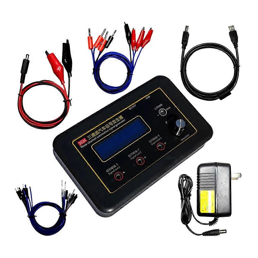 AM-3CH Three Channel Automobile Signal Generator Crankshaft Camshaft Sensor Simulator Car ECU Computers Maintenance Tester