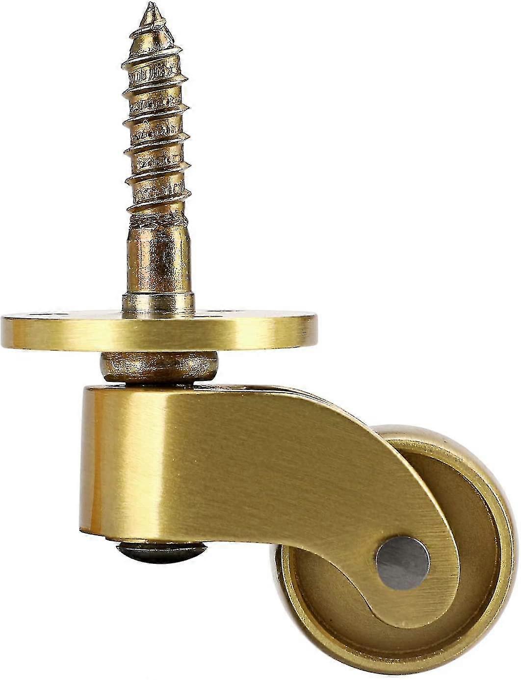 4pcs Universal Messing Caster Vorbau 360 Grad Rotation Schwenkräder Heavy Duty Metall -