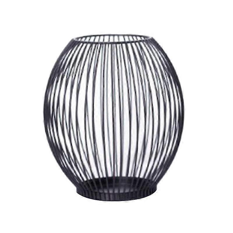 Metal Lantern Tea Light Votive Flame Candle Holders Decoration-15cm