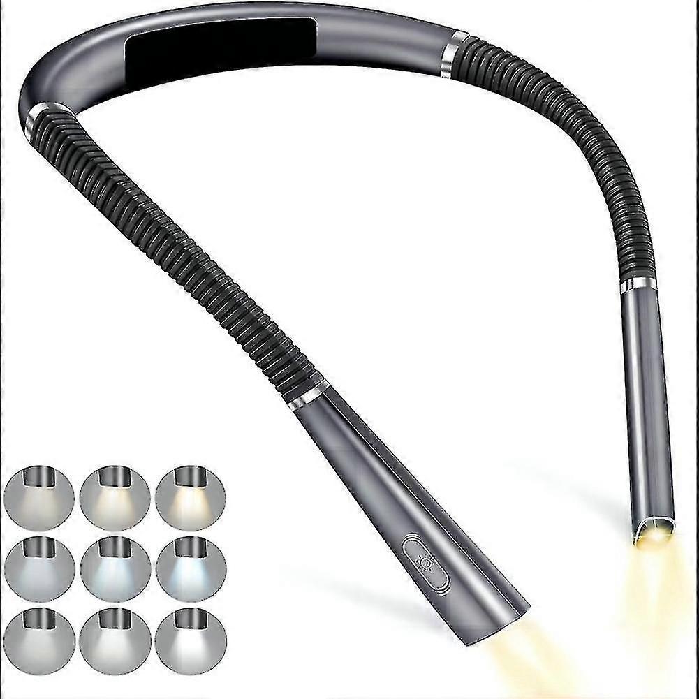 Neck Reading Lamp Book, Rechargeable Led Book Lamp For Reading In Bed, 3 Colour Eye Protection Mode