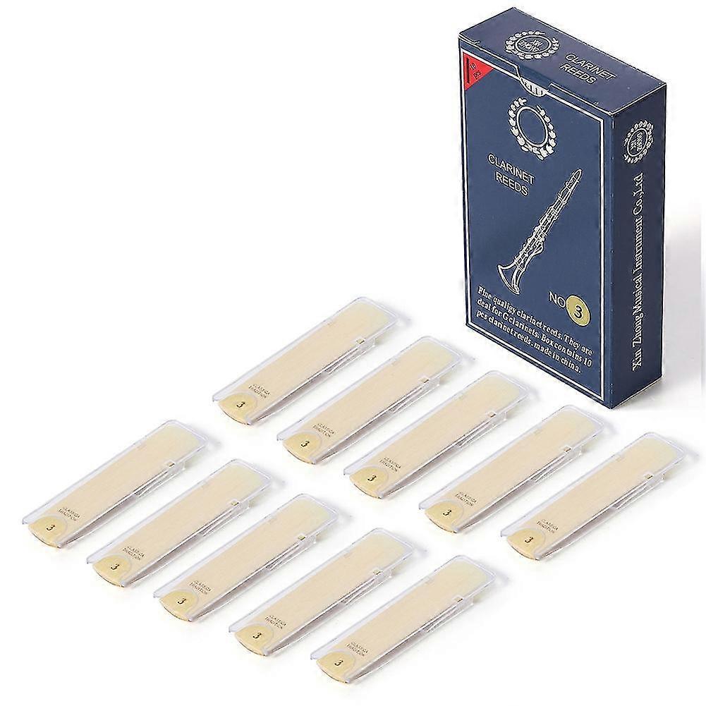 10pcs Clarinet Clarinet Reed Reed Instrument Accessories Hardness-3.0