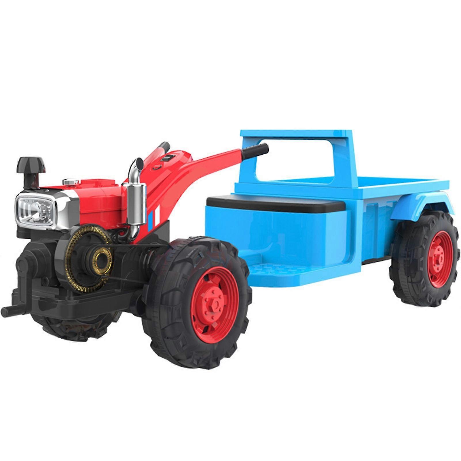 Rideable Tractor Toys Simulation Adjustable Electric Ride On Scoot Activity Tractor Toys for Boys Girls Kids Type 1