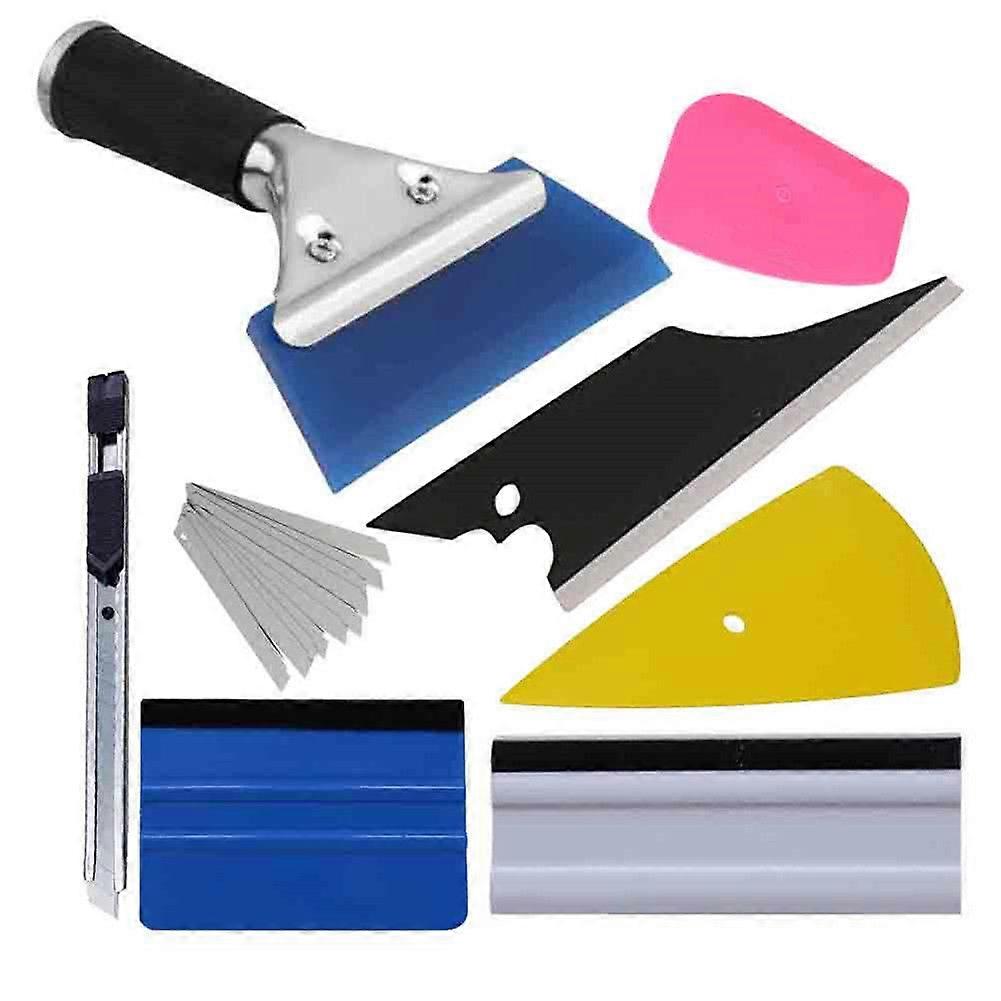8pcs Car Color Changing Film Tool Set Invisible Car Film Scraper Tool