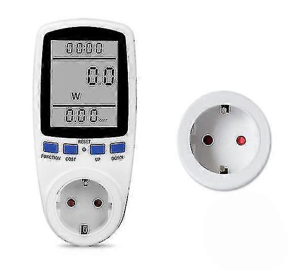 European Power Metering Power Socket Creative Billing Device Intelligent Power Detector