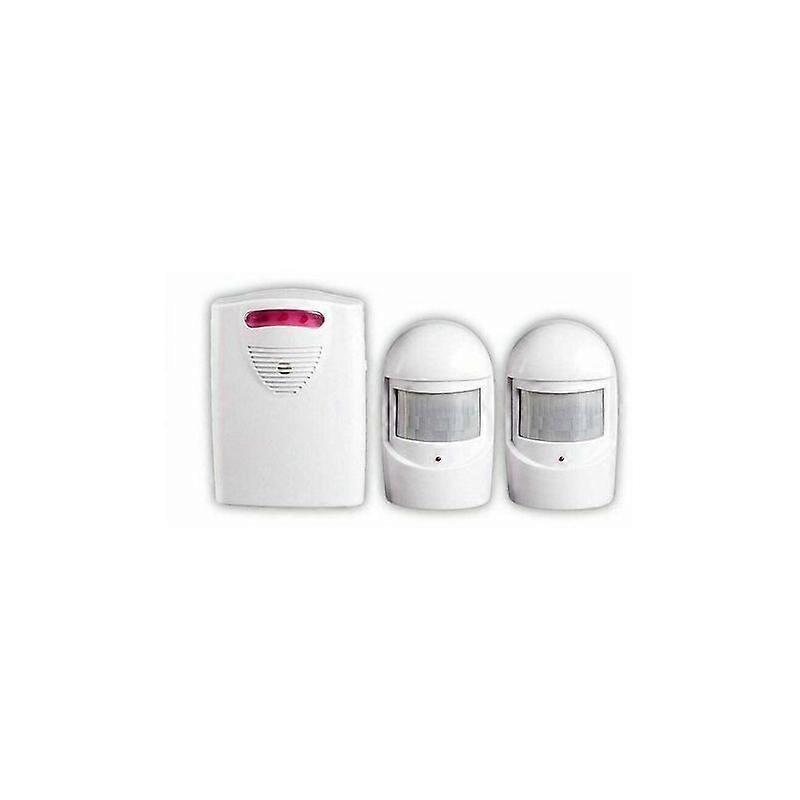 Security alarm system, 1 receiver and 2 wireless sirens
