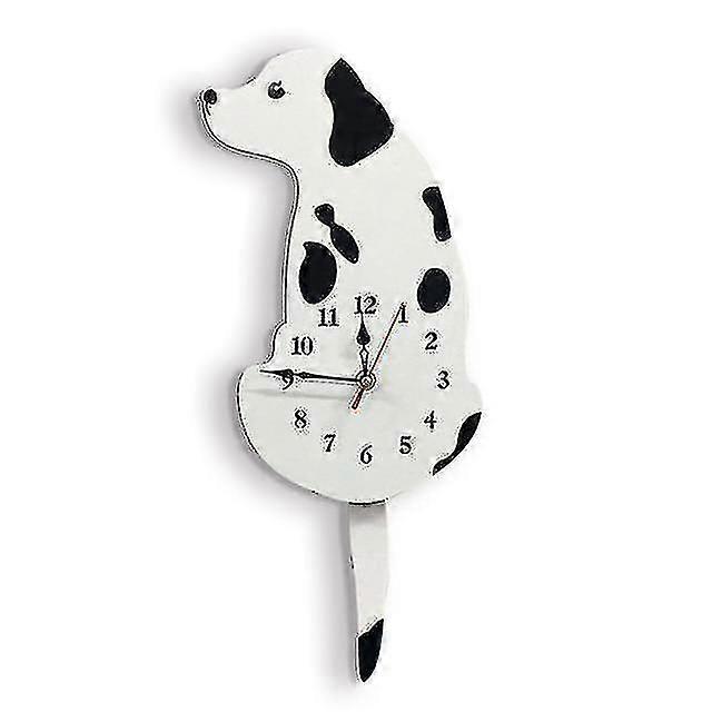 Wall Design Clock Bedroom Decoration Tail Kids Wagging Unique