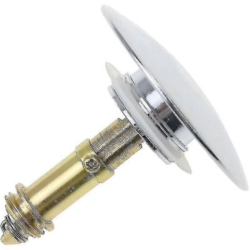 Drain Plug Pop-up Basin Universal Brass Spring Bolt Sink Stopper