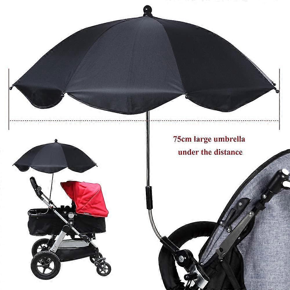 Universal 50+ Uv Sun Umbrella, Adjustable Stroller Umbrella