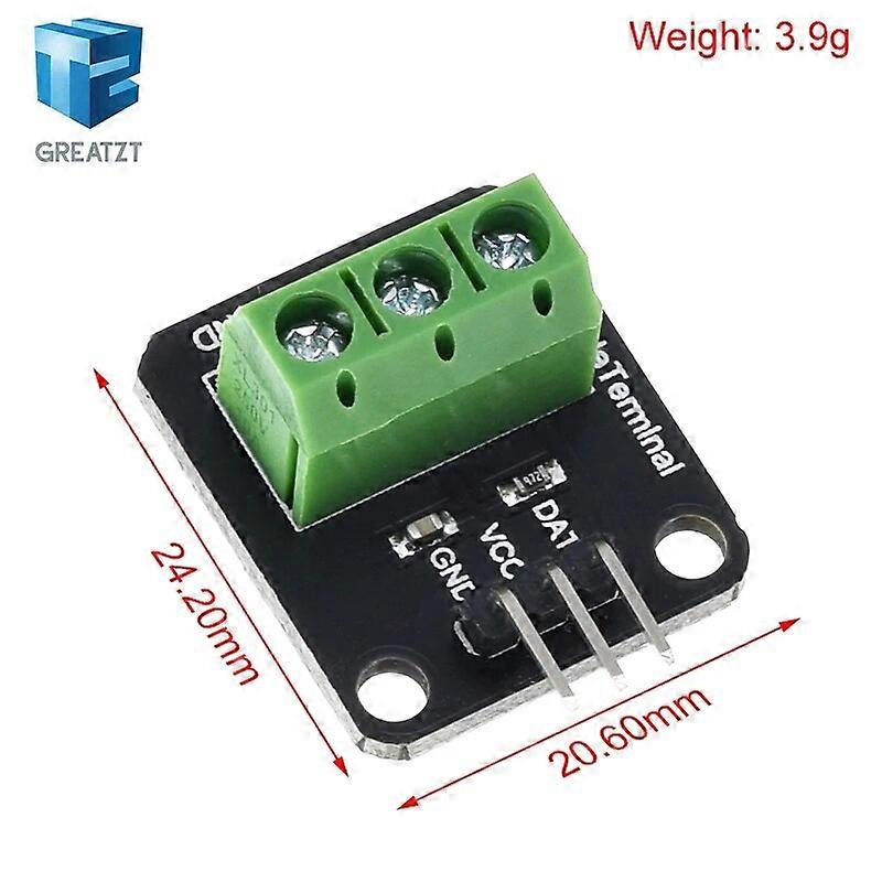 DS18B20 Temperature Sensor Module Kit Waterproof 100CM Digital Sensor ...