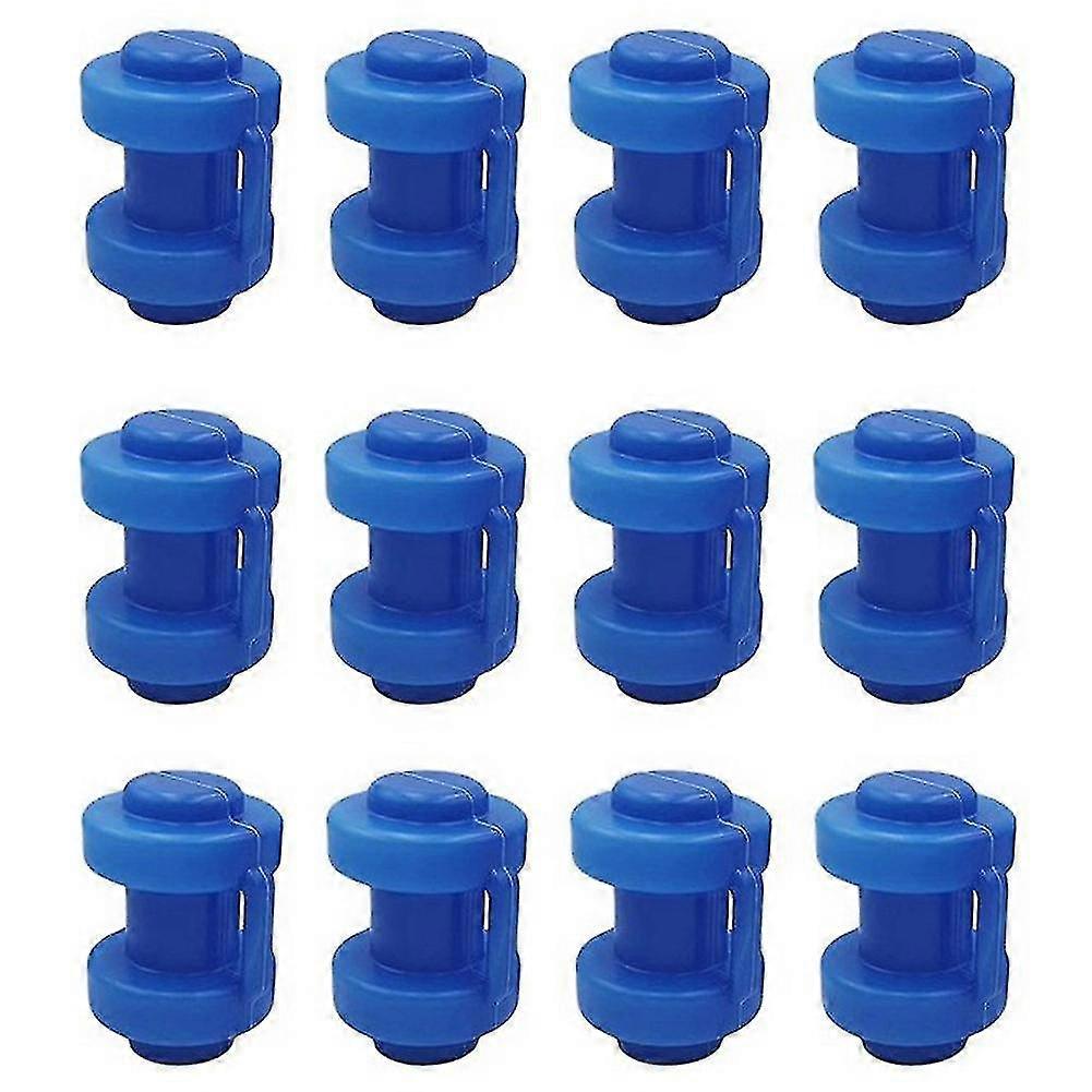 12 Pcs Trampoline Caps 25 Mm,trampoline End Caps For Attaching The Safety Net To The Net Poles Of T