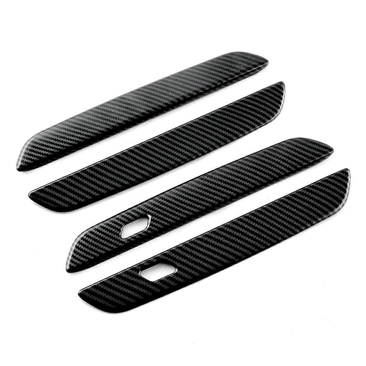 For X1 U11 2023 2024 Car Exterior Door Handle Cover Trim Sticker Accessories - ABS Carbon Fiber