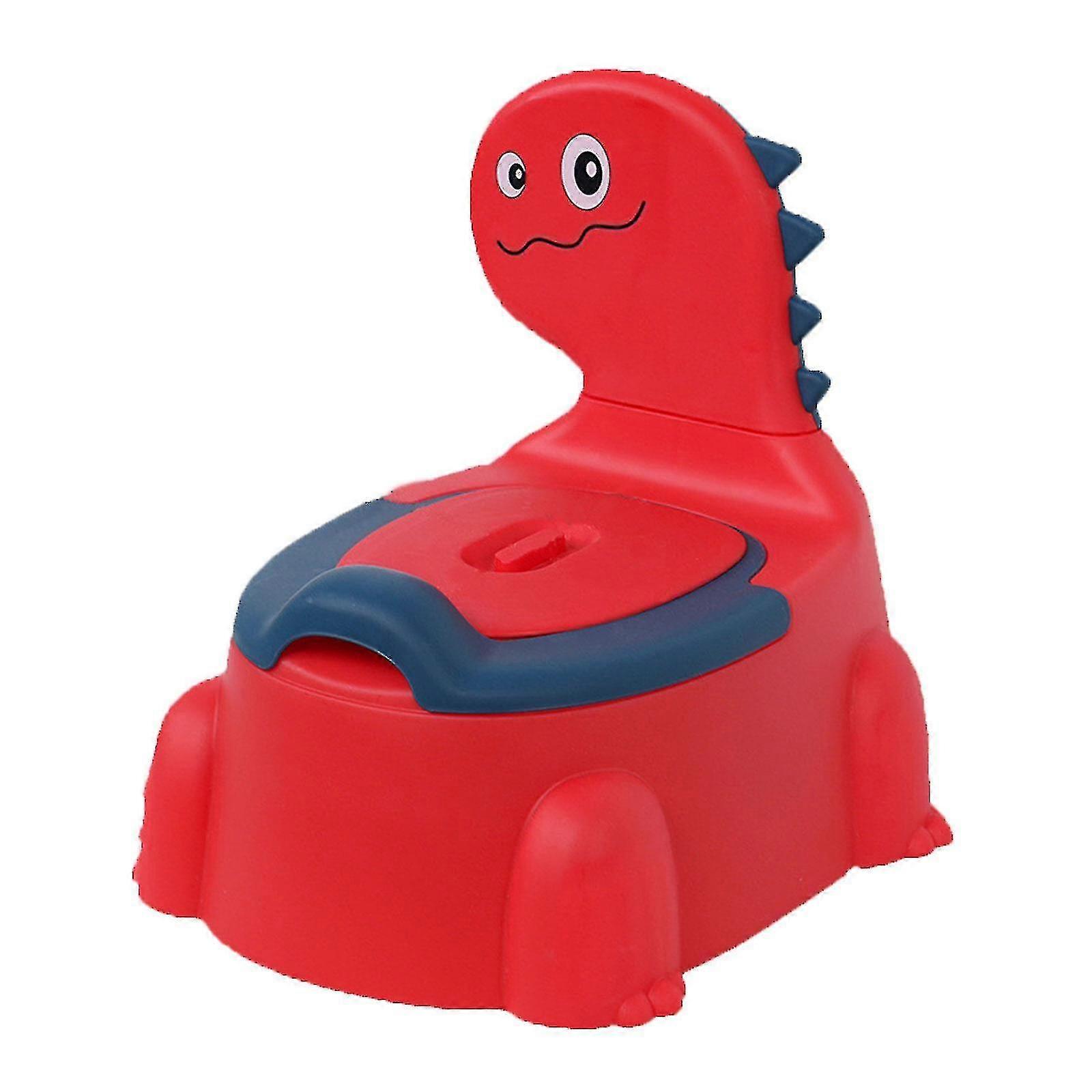 Nouveau pot de bébé amélioré, pot d’entraînement de dinosaures séparé pour les tout-petits rouge