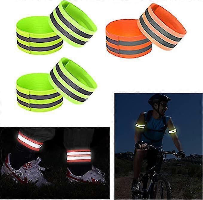 Pcs Reflective Arm Bands High Visibility Reflective Wristbands