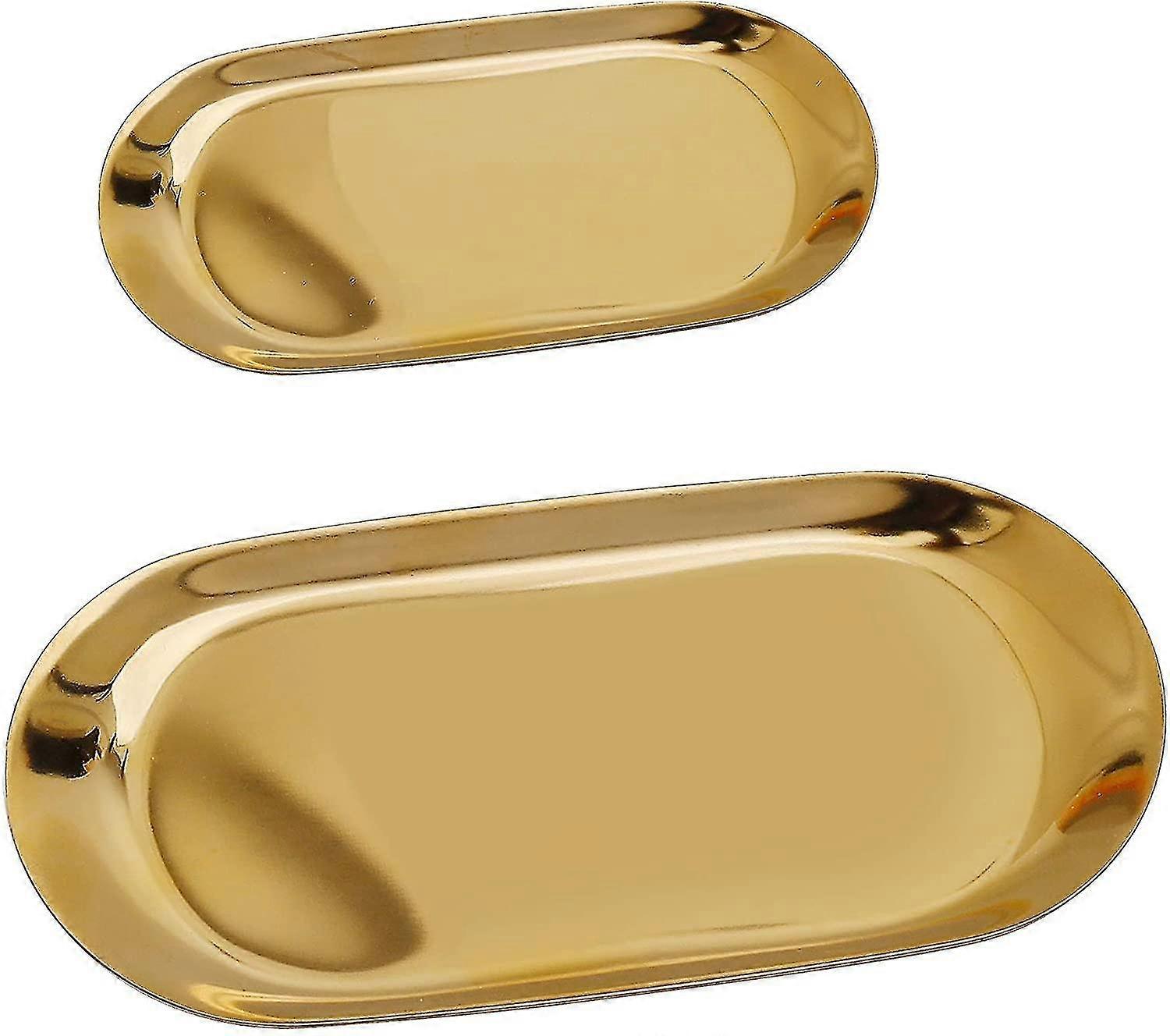 Gold Plate Serving Tray Buffet Plate Tray