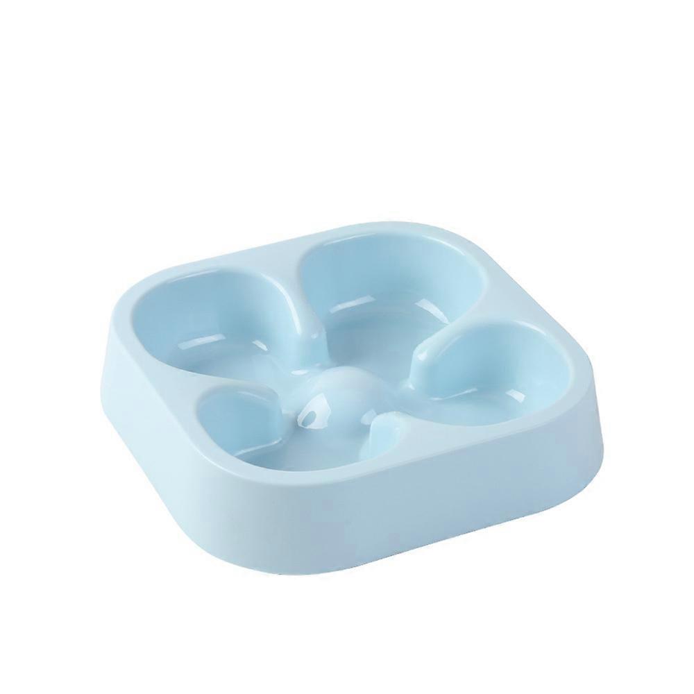 Healthy Slow Feeding Dog Bowl-Fun Feeder No Chocking Water Bowl with Four-Leaf Clover Pattern