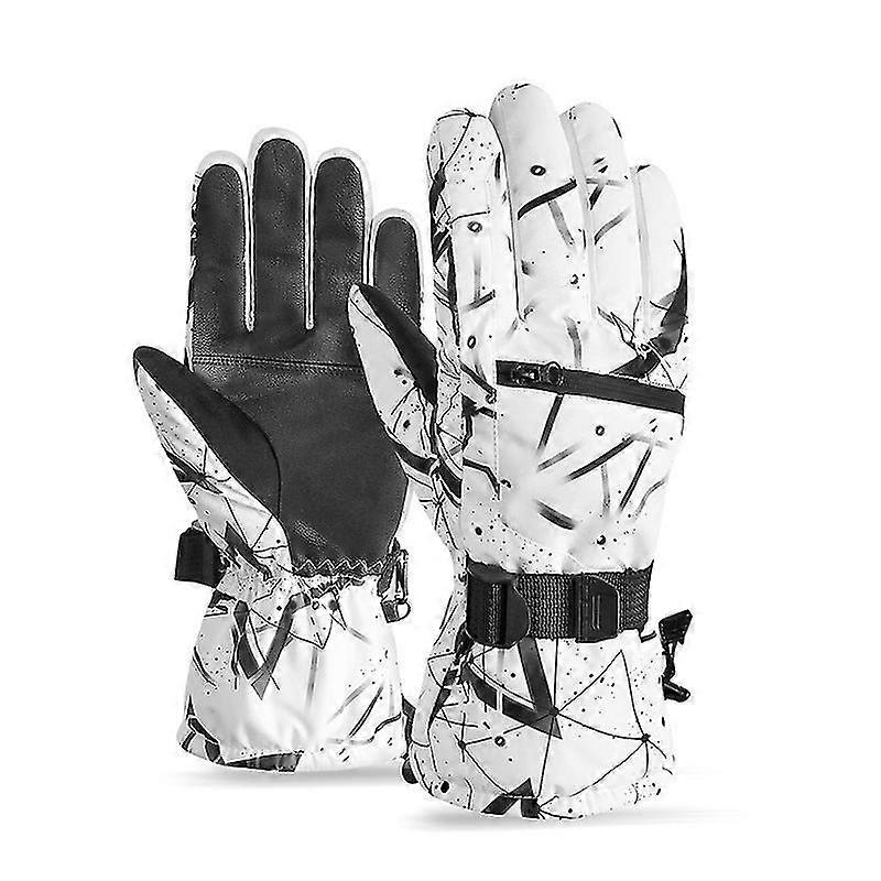 Winter Gloves Protective Gloves Comfortable Gloves Keep Your Hands Warm And Protected When Working Outdoors.1setwhite