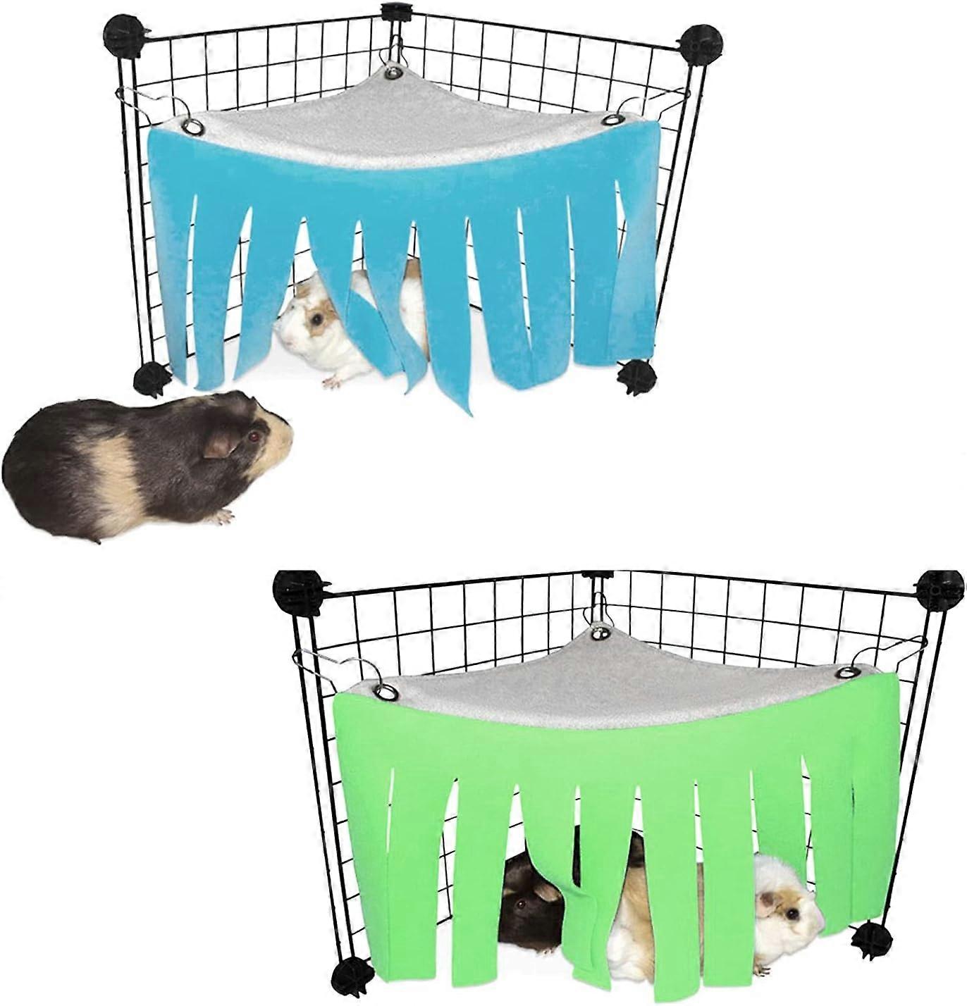 2 Pcs Tente hamac pour Petit Animal Hamster Tente Hamac Compagnie Hamac Cach Cachette du Coin pour Petits Animaux Tente pour Animaux de Compagnie Cach