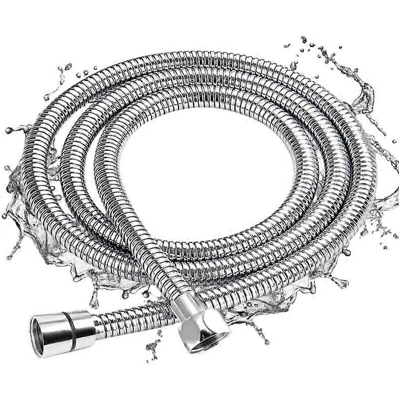 Expandable explosion-proof stainless steel encrypted shower hose nozzle water
