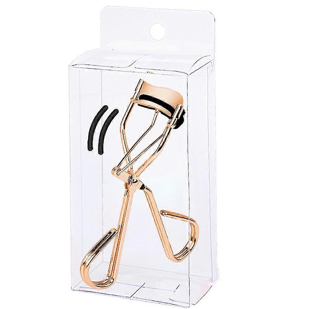 Eyelash Curler With Built-in Comb Pinch Pain-free Suitable For Most Eye Shapes And Sizes, With Silicone Refill Pads
