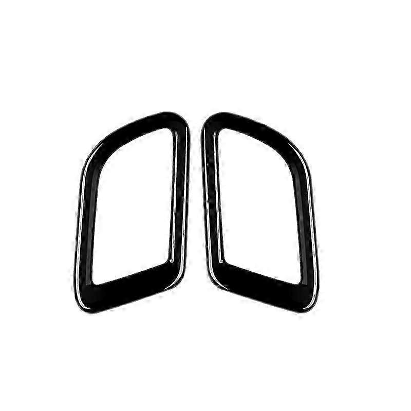 1pair Dashboard Air Conditioning Vent Cover Sticker For Noah Voxy 90 Series 2022 Vent Trim Frame Bright Black Rhd