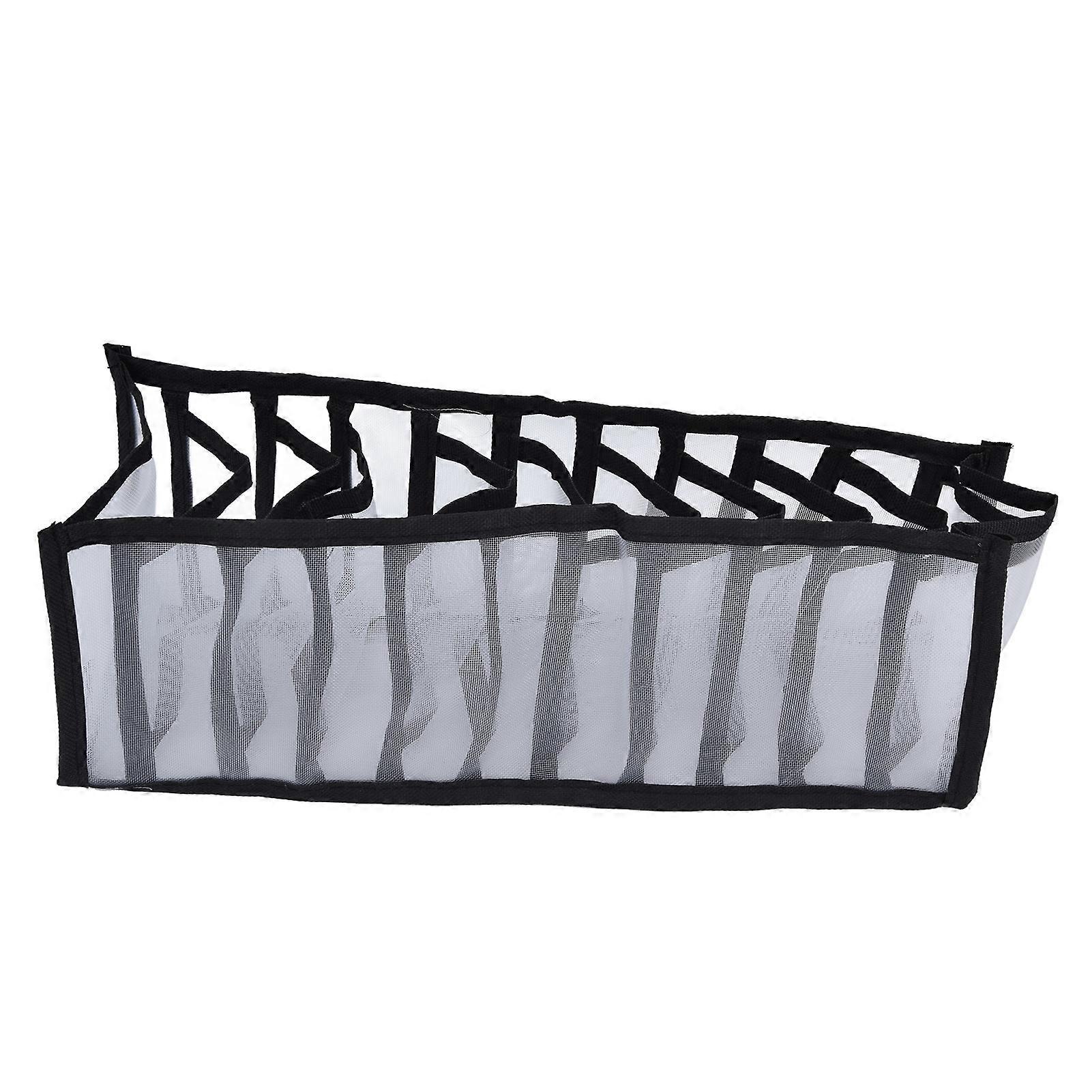 Mesh Bras Storage Box Multi Purpose Foldable Drawer Divider compatible Underwear Panties Socks11 Cells