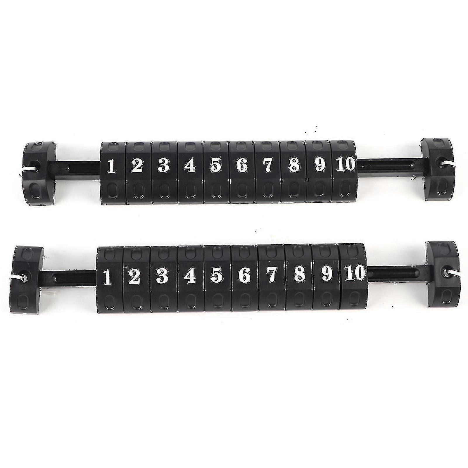 Table Football Score Counter Indicator 10 Numbers Black 2pcsset